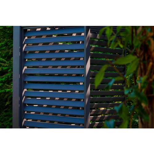 Panel Żaluzjowy Stały - Pergola tarasowa MIRADOR Solid 80 i Basic 88 - Antracyt